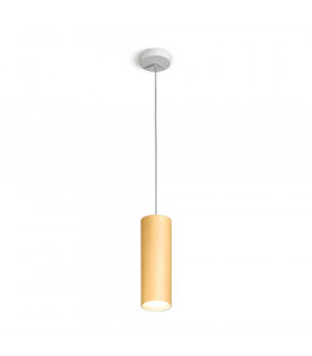 Gold Tube Designer-Pendelleuchte 1-flammig 23,5cm