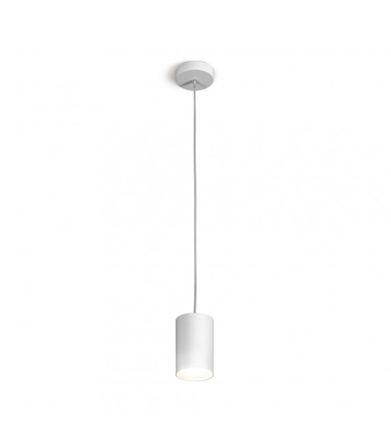 White Tube designer pendant lamp 1 bulb 1cm