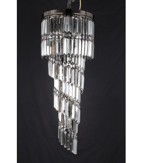Kronleuchter Toronto Schwarz, Bronze 9 Glühbirnen 91cm