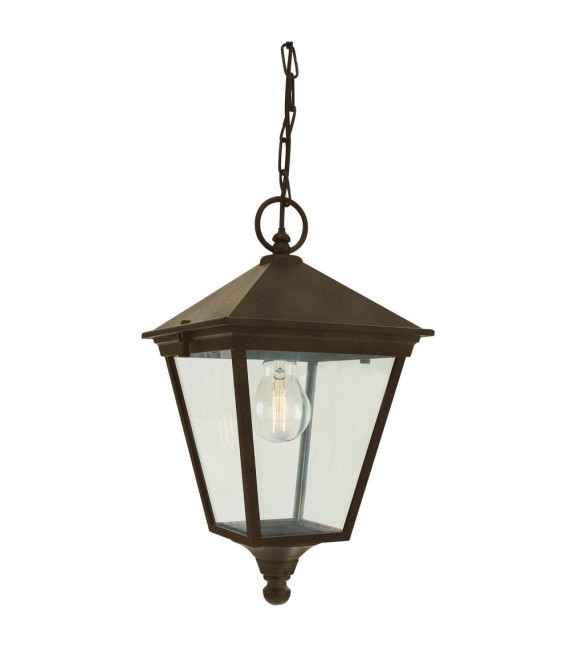 Turin pendant light Cast aluminum Black 1 bulb 33cm