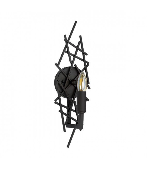 Taiko wall light Aged bronze steel 1 bulb 43cm