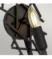 Taiko wall light Aged bronze steel 1 bulb 43cm