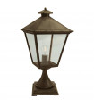 Lanterne de jardin Turin Aluminium moulé Noir 1 ampoule 64cm