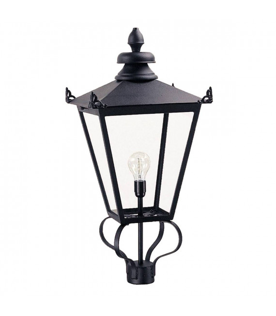 Wilmslow Black garden lantern 1 bulb 82.5cm