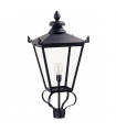 Wilmslow Black garden lantern 1 bulb 82.5cm