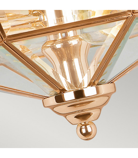 Ceiling light Old Rose gold 2 bulbs 23cm