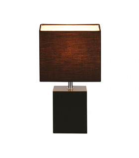 Lampe de table Bara Marron 1 ampoule 28,5cm