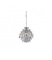 Sofiero Chrome Metal pendant light 3 bulbs 38.5cm
