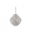 Suspension Sofiero Métal Chrome 6 ampoules 48,5cm