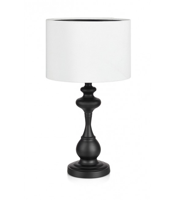 Lampada da tavolo Connor Metallo Nero 1 lampadina 45cm