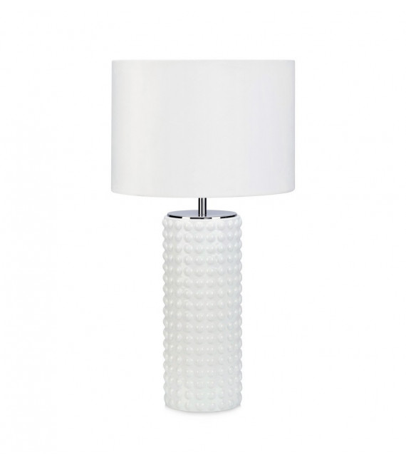 Proud table lamp White glass 1 bulb 65cm
