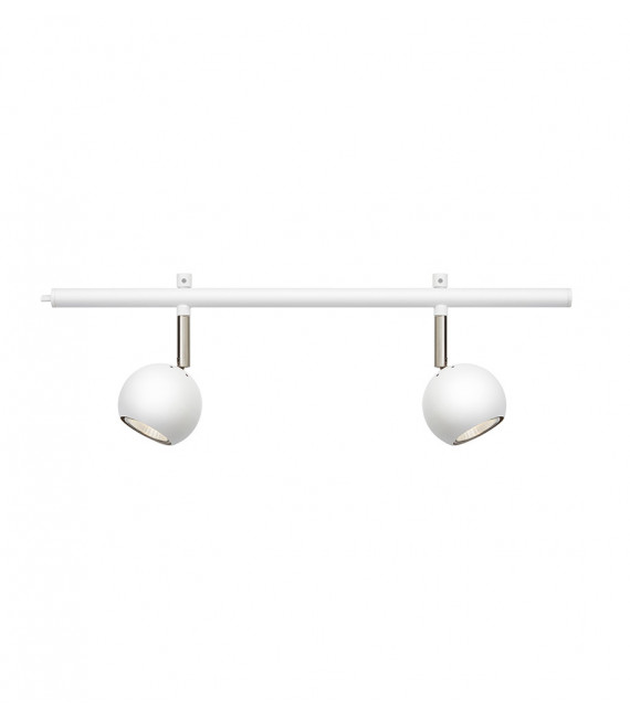 Spotlight Expand White metal 2 bulbs 16cm
