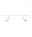 Spot Expand Métal blanc 2 ampoules 20,5cm
