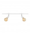 Spot Expand Métal blanc 2 ampoules 15,5cm