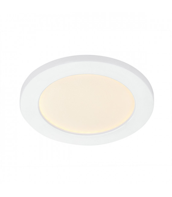 Spot encastré Combine Aluminium blanc 1 ampoule 0,8cm