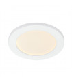 Spot encastré Combine Aluminium blanc 1 ampoule 0,8cm