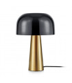 Lampe de table Blanca Métal Bronze 1 ampoule 35cm