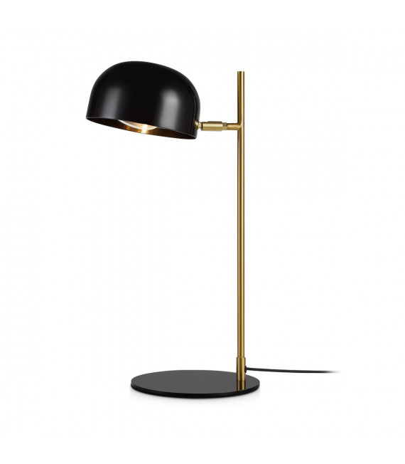 Table lamp Pose Metal Brushed brass 1 bulb 48.5cm