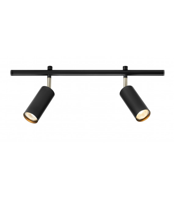 Faretto Expand Metal Black 2 lampadine 17cm