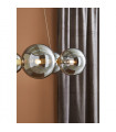 Pendant Circle Gold Metal 6 bulbs 15cm