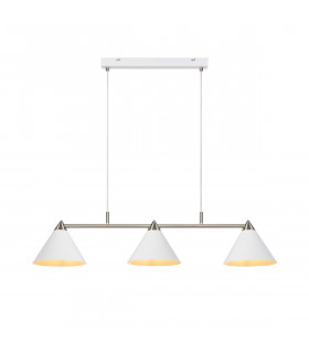 Klint Pendelleuchte Weißmetall 3-flammig 21cm