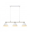Klint pendant light White metal 3 bulbs 21cm