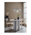 Klint pendant lamp White metal 4 bulbs 46cm