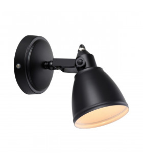 Faretto Fjällbacka Metallo Nero 1 lampadina 21cm