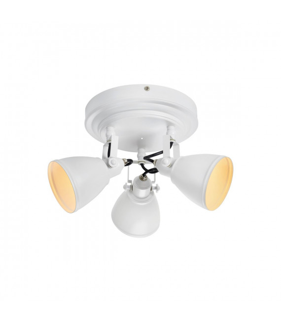 Plafón Spot Fjällbacka Metal blanco 3 bombillas 26cm