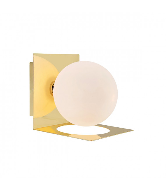 Zenit Brass Metal bathroom wall light 1 bulb 13.5cm