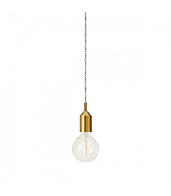 Suspensión de diseño Bronx Metal Bronce 1 bombilla 10cm