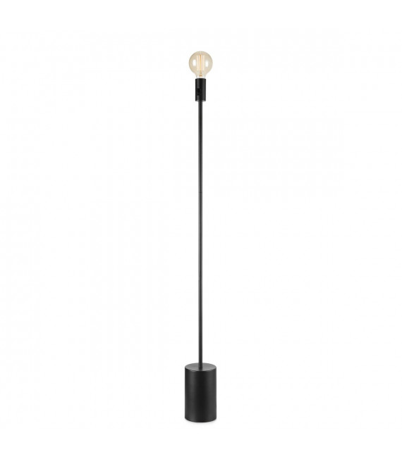 Stehlampe Capital Black Metal 1 Birne 135cm
