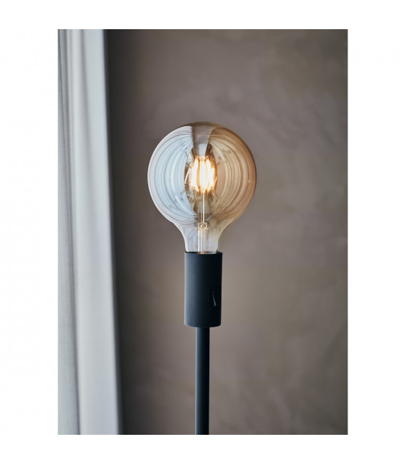Stehlampe Capital Black Metal 1 Birne 135cm