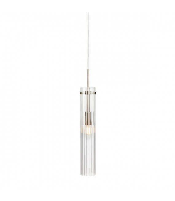 Design suspension Tubo Metal Steel 1 bulb 48.5cm