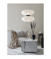 Plafonnier Daburu Métal Noir 2 ampoules 47cm