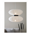 Plafonnier Daburu Métal Noir 2 ampoules 47cm