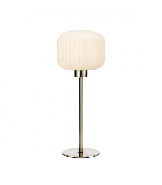 Lampada da tavolo Globe Sober Metal Steel 1 lampadina 38cm