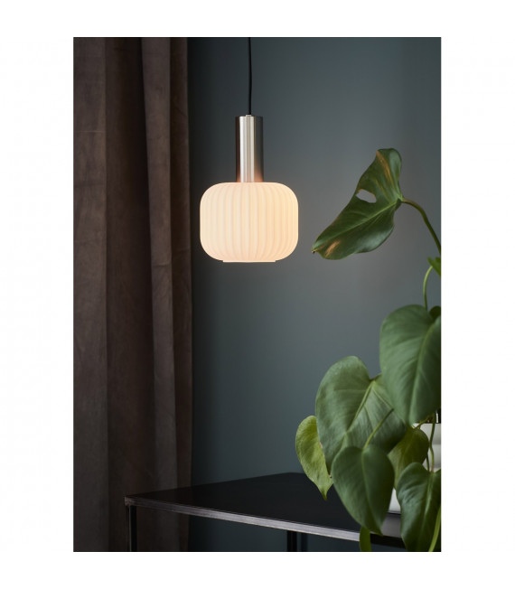 Suspension Sober Métal Acier 1 ampoule 23cm