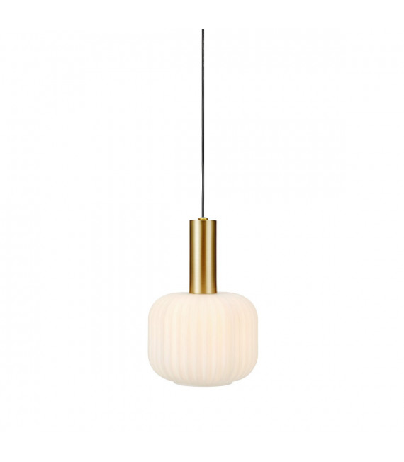 Sober Lampada a sospensione in metallo Ottone spazzolato 1 lampadina 23cm