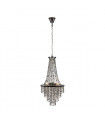 Chandelier Allington Black chrome metal 3 bulbs 68cm