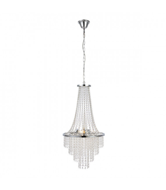 Araña Allington Metal Cromado 3 bombillas 68cm