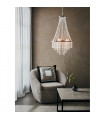 Chandelier Allington Metal Chrome 3 bulbs 68cm