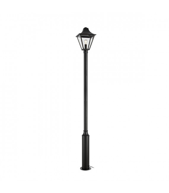 Garden Aluminum Black 1 bulb 225cm garden post light