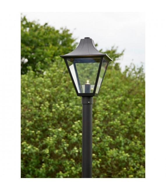 Garden Aluminium Schwarz 1-flammig 225cm Gartenpfostenleuchte