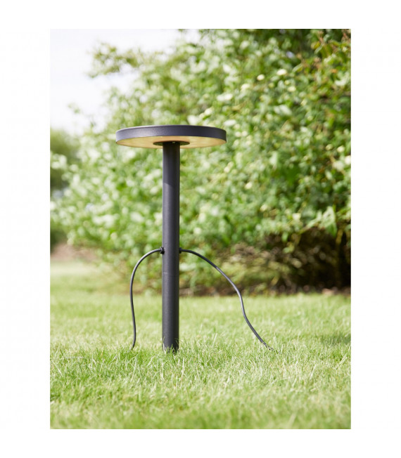 Garden Stake Black Aluminum 1 bulb 96cm