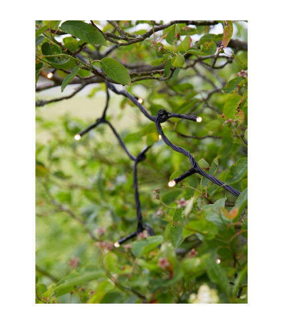 Garten PVC schwarze Deckenleuchte 240 Birnen 2cm