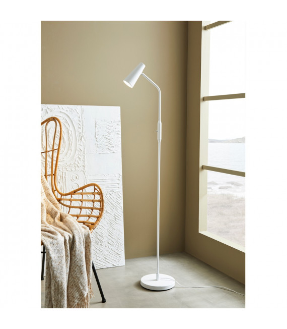 Lampe de bureau Crest Métal blanc 1 ampoule 145cm
