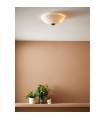 Ceiling light Rose Black Metal 2 bulbs 13cm