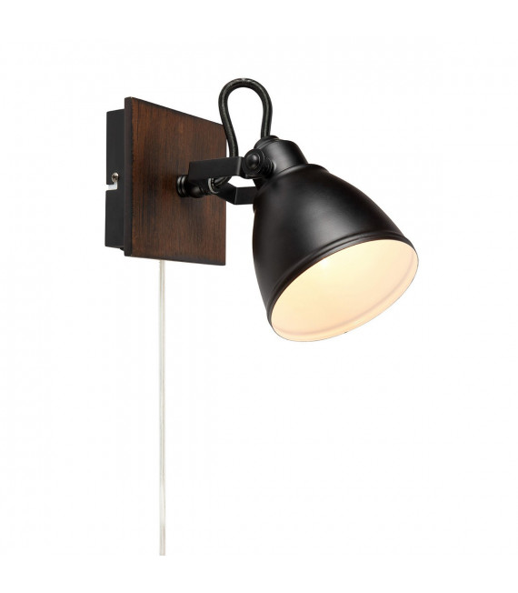 Foco Native Wood Marrón 1 bombilla 18.5cm