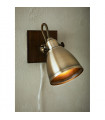 Spot Native Bois Marron 1 ampoule 18,5cm